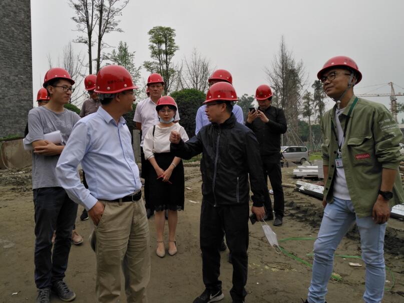 必发888集团领导检查金牛宾馆工程推进工作