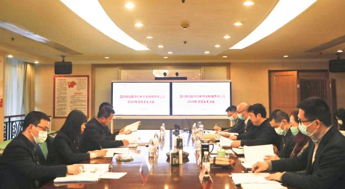 集团领导督导必发888创新公司2020年领导干部民主生活会